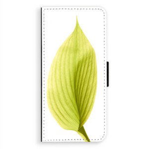 Flipové pouzdro iSaprio - Green Leaf - Samsung Galaxy A8 Plus