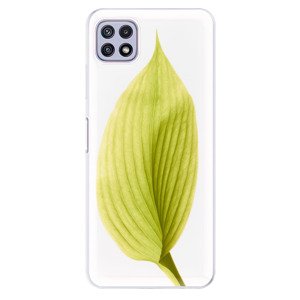 Odolné silikonové pouzdro iSaprio - Green Leaf - Samsung Galaxy A22 5G