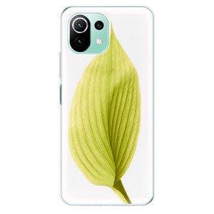 Odolné silikonové pouzdro iSaprio - Green Leaf - Xiaomi Mi 11 Lite