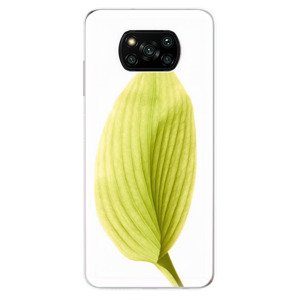 Odolné silikonové pouzdro iSaprio - Green Leaf - Xiaomi Poco X3 Pro / X3 NFC