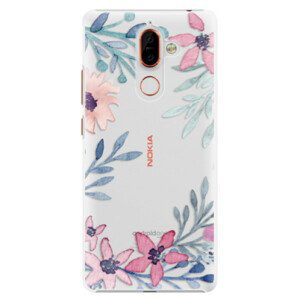 Plastové pouzdro iSaprio - Leaves and Flowers - Nokia 7 Plus