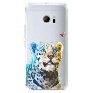 Plastové pouzdro iSaprio - Leopard With Butterfly - HTC 10