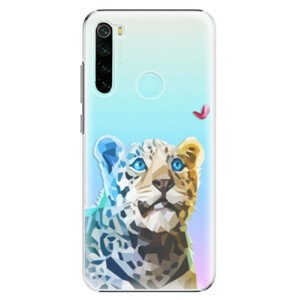 Plastové pouzdro iSaprio - Leopard With Butterfly - Xiaomi Redmi Note 8