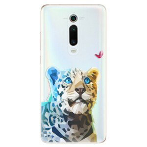 Odolné silikonové pouzdro iSaprio - Leopard With Butterfly - Xiaomi Mi 9T Pro