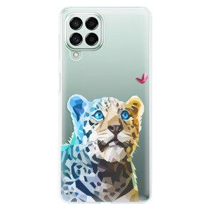 Odolné silikonové pouzdro iSaprio - Leopard With Butterfly - Samsung Galaxy M53 5G