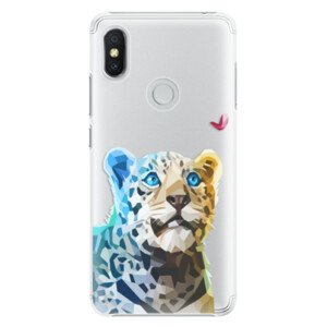 Plastové pouzdro iSaprio - Leopard With Butterfly - Xiaomi Redmi S2