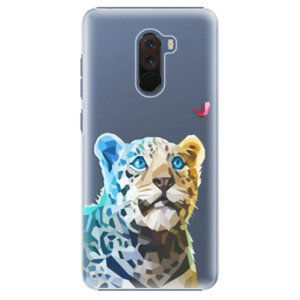 Plastové pouzdro iSaprio - Leopard With Butterfly - Xiaomi Pocophone F1