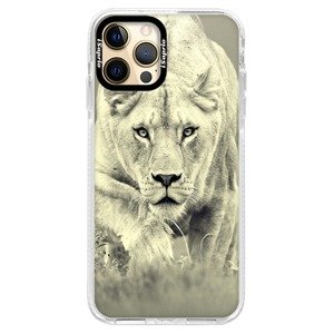 Silikonové pouzdro Bumper iSaprio - Lioness 01 - iPhone 12 Pro Max