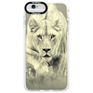 Silikonové pouzdro Bumper iSaprio - Lioness 01 - iPhone 6/6S