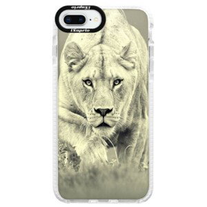 Silikonové pouzdro Bumper iSaprio - Lioness 01 - iPhone 8 Plus