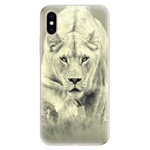 Odolné silikonové pouzdro iSaprio - Lioness 01 - iPhone XS
