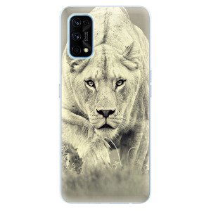 Odolné silikonové pouzdro iSaprio - Lioness 01 - Realme 7 Pro