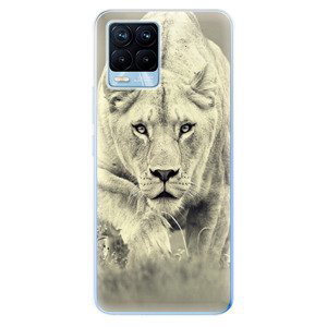 Odolné silikonové pouzdro iSaprio - Lioness 01 - Realme 8 / 8 Pro