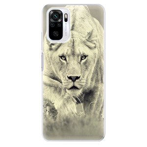 Odolné silikonové pouzdro iSaprio - Lioness 01 - Xiaomi Redmi Note 10 / Note 10S