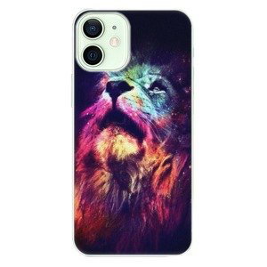 Plastové pouzdro iSaprio - Lion in Colors - iPhone 12 mini
