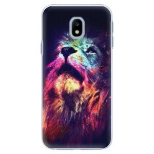 Plastové pouzdro iSaprio - Lion in Colors - Samsung Galaxy J3 2017