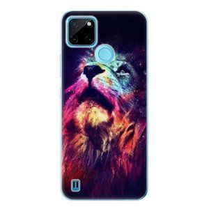 Odolné silikonové pouzdro iSaprio - Lion in Colors - Realme C21Y / C25Y