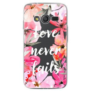 Plastové pouzdro iSaprio - Love Never Fails - Samsung Galaxy Trend 2 Lite