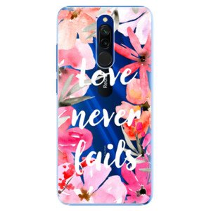 Plastové pouzdro iSaprio - Love Never Fails - Xiaomi Redmi 8