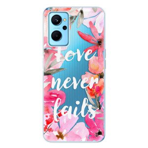 Odolné silikonové pouzdro iSaprio - Love Never Fails - Realme 9i