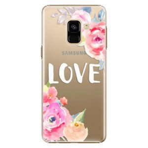 Plastové pouzdro iSaprio - Love - Samsung Galaxy A8 2018