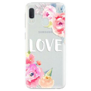 Plastové pouzdro iSaprio - Love - Samsung Galaxy A20e