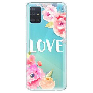 Plastové pouzdro iSaprio - Love - Samsung Galaxy A51