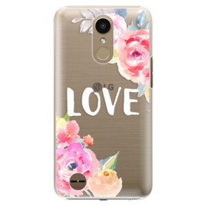 Plastové pouzdro iSaprio - Love - LG K10 2017