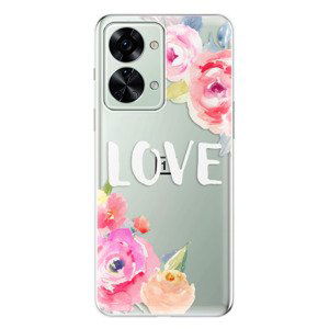 Odolné silikonové pouzdro iSaprio - Love - OnePlus Nord 2T 5G