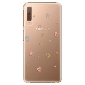 Plastové pouzdro iSaprio - Lovely Pattern - Samsung Galaxy A7 (2018)