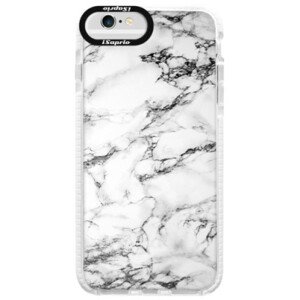 Silikonové pouzdro Bumper iSaprio - White Marble 01 - iPhone 6 Plus/6S Plus