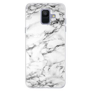 Silikonové pouzdro iSaprio - White Marble 01 - Samsung Galaxy A6