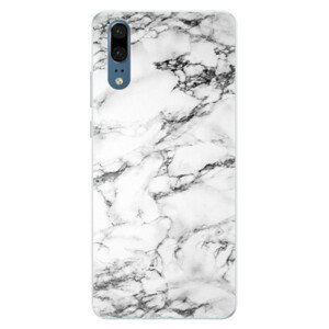 Silikonové pouzdro iSaprio - White Marble 01 - Huawei P20