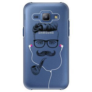 Plastové pouzdro iSaprio - Man With Headphones 01 - Samsung Galaxy J1
