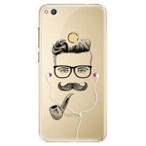Plastové pouzdro iSaprio - Man With Headphones 01 - Huawei Honor 8 Lite