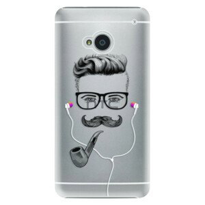 Plastové pouzdro iSaprio - Man With Headphones 01 - HTC One M7