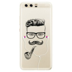 Silikonové pouzdro iSaprio - Man With Headphones 01 - Huawei P10