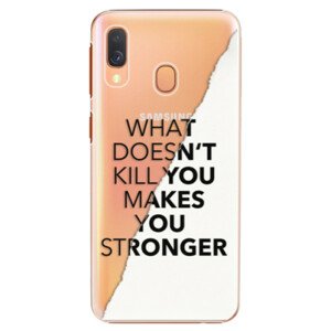 Plastové pouzdro iSaprio - Makes You Stronger - Samsung Galaxy A40