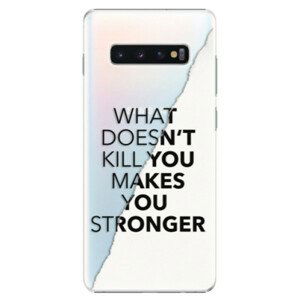 Plastové pouzdro iSaprio - Makes You Stronger - Samsung Galaxy S10+