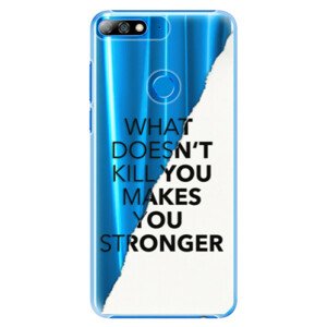 Plastové pouzdro iSaprio - Makes You Stronger - Huawei Y7 Prime 2018