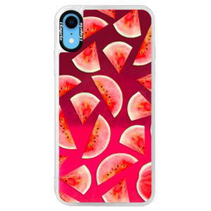 Neonové pouzdro Pink iSaprio - Melon Pattern 02 - iPhone XR