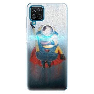 Plastové pouzdro iSaprio - Mimons Superman 02 - Samsung Galaxy A12