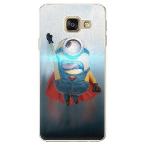 Plastové pouzdro iSaprio - Mimons Superman 02 - Samsung Galaxy A3 2016