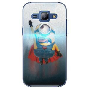 Plastové pouzdro iSaprio - Mimons Superman 02 - Samsung Galaxy J1