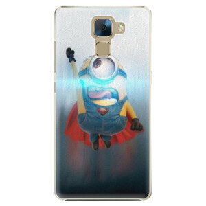 Plastové pouzdro iSaprio - Mimons Superman 02 - Huawei Honor 7