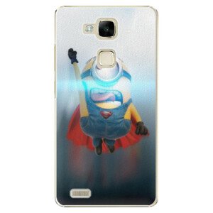 Plastové pouzdro iSaprio - Mimons Superman 02 - Huawei Ascend Mate7