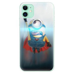 Odolné silikonové pouzdro iSaprio - Mimons Superman 02 - iPhone 11