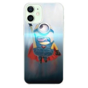 Odolné silikonové pouzdro iSaprio - Mimons Superman 02 - iPhone 12 mini