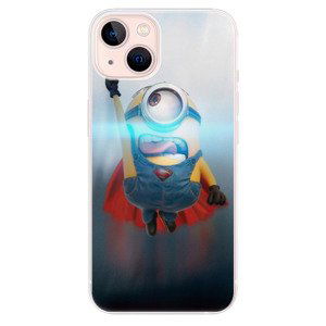 Odolné silikonové pouzdro iSaprio - Mimons Superman 02 - iPhone 13