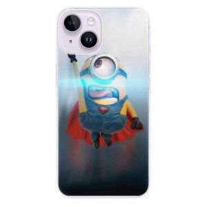 Odolné silikonové pouzdro iSaprio - Mimons Superman 02 - iPhone 14